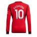 Manchester United Marcus Rashford #10 Voetbalkleding Thuisshirt 2023-24 Lange Mouwen